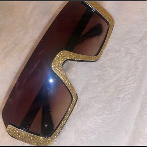 Gold Trim Sunglasses